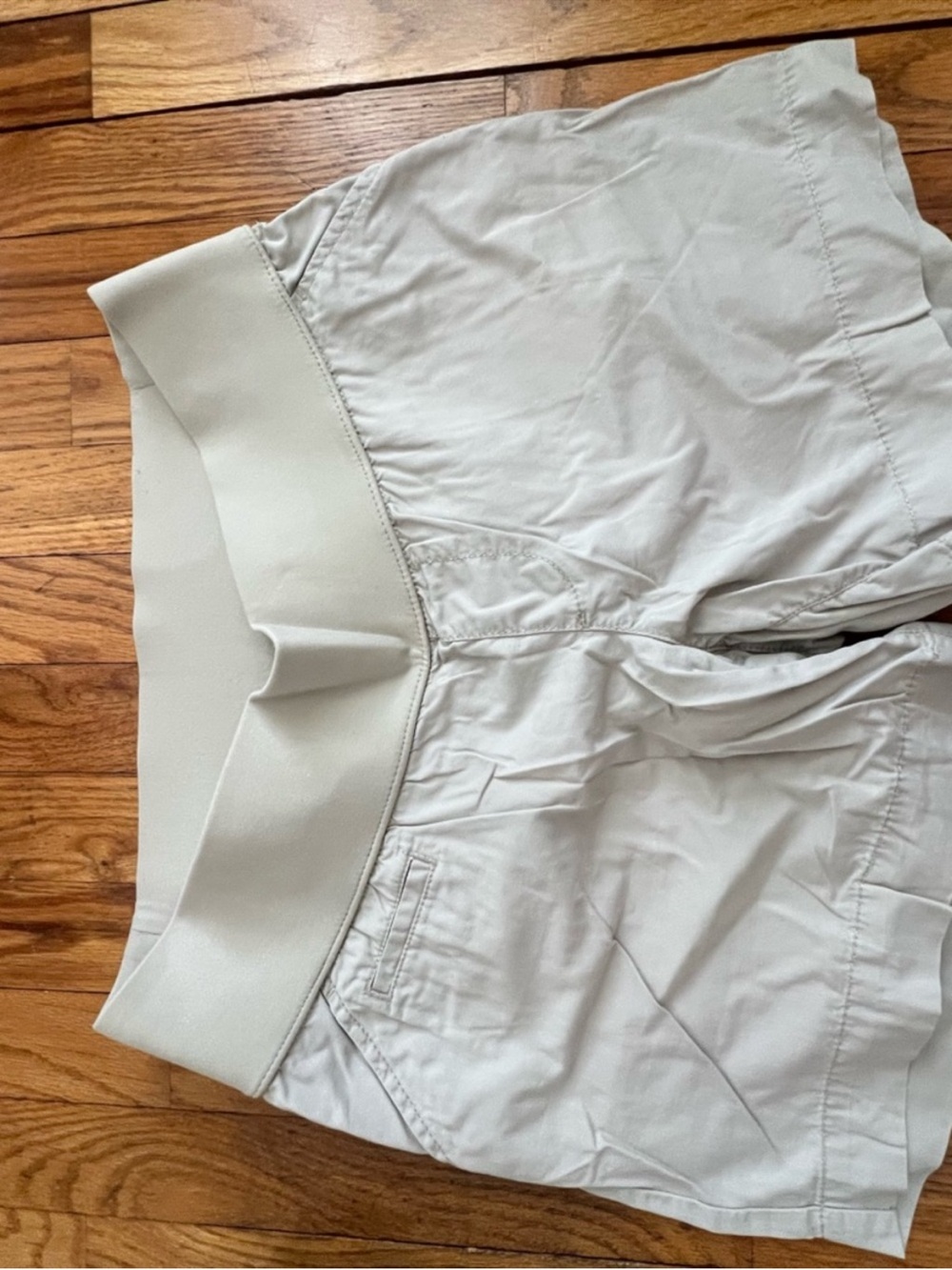 Liz Lange tan Maternity Shorts